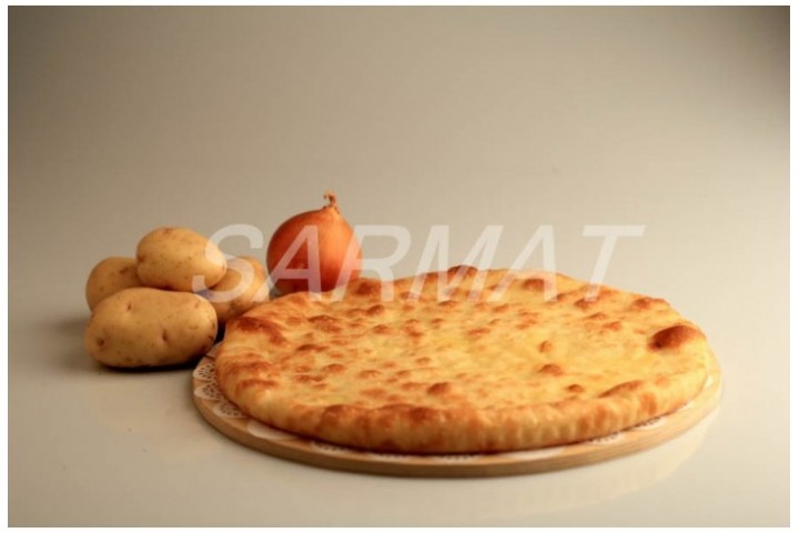 Осетинский пирог с картофелем и луком