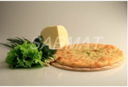 Осетинский пирог с зеленью и сыром